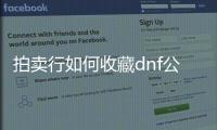 拍卖行如何收藏dnf公益服装备